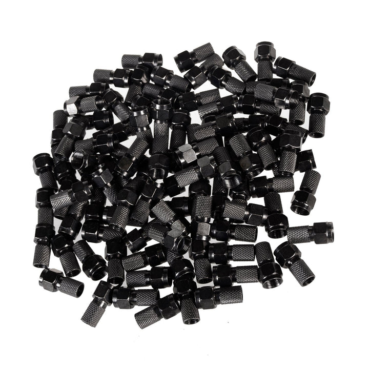 Maclean сателитен F конектор, телевизионна система, RG5.9, RG6, 6,8 mm, никел с уплътнение, професионален, черен, MCTV-903 100 бр.