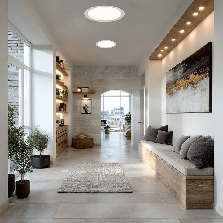 LED панел за таван Maclean, вграден SLIM, 18W, неутрално бял 4000K, 170*26mm, 1900 lm, MCE372 R