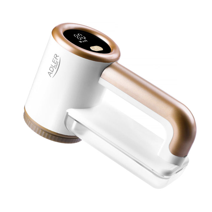 Бръснач за тъкани Adler, USB зарядно, LCD дисплей, 3 настройки за скорост, четка, AD 9617