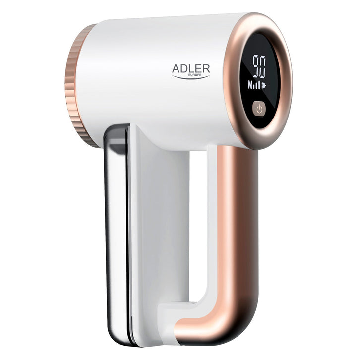 Бръснач за тъкани Adler, USB зарядно, LCD дисплей, 3 настройки за скорост, четка, AD 9617