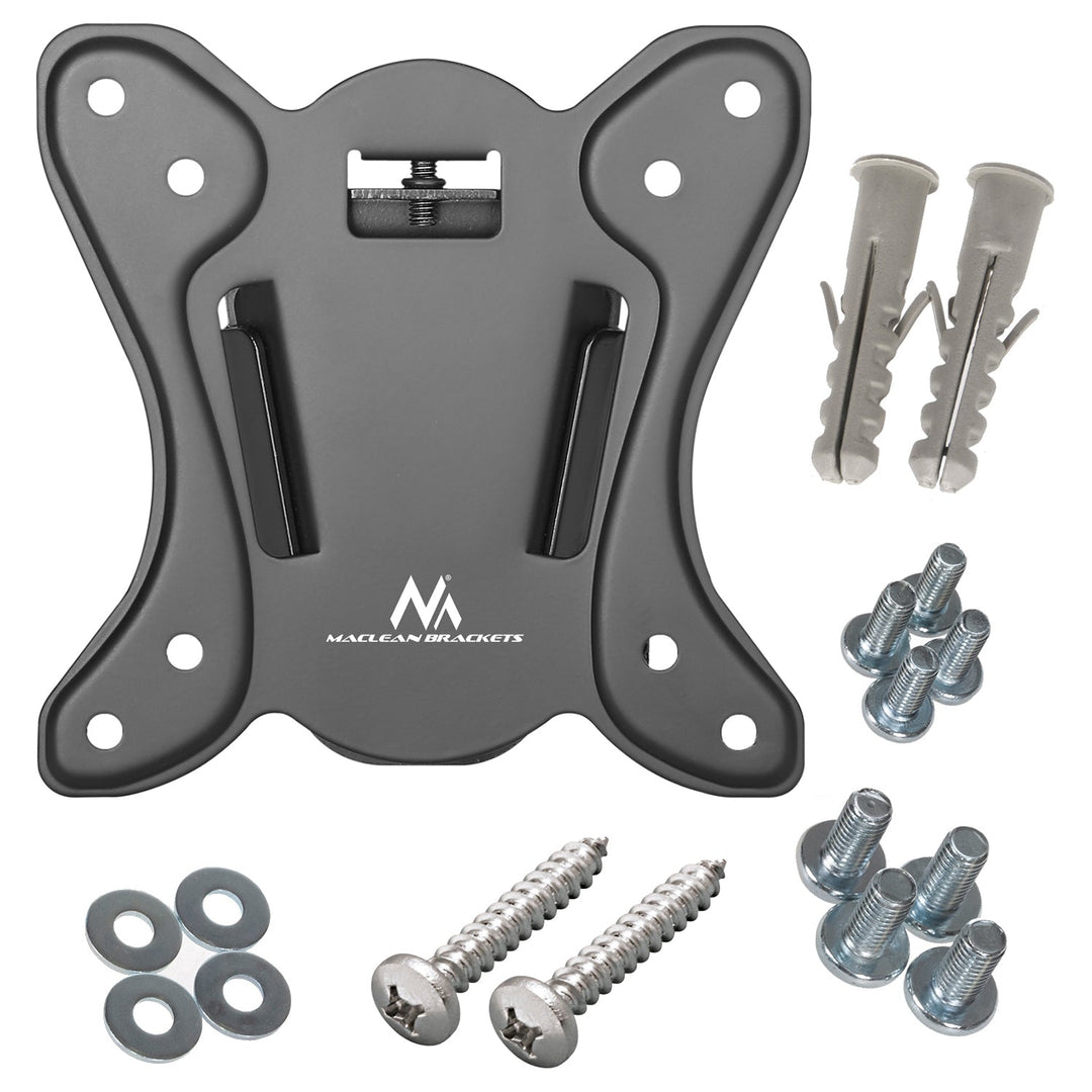 Монтажна стойка за телевизор Maclean, макс. VESA 100x100, 13-27", 25 кг, MC-715A