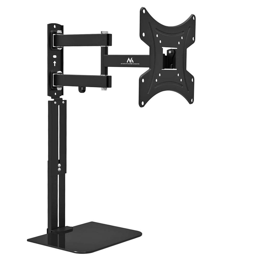 Стойка за телевизор с рафт за DVD Maclean, VESA 200x200, 23"-43", 25 кг, MC-771A