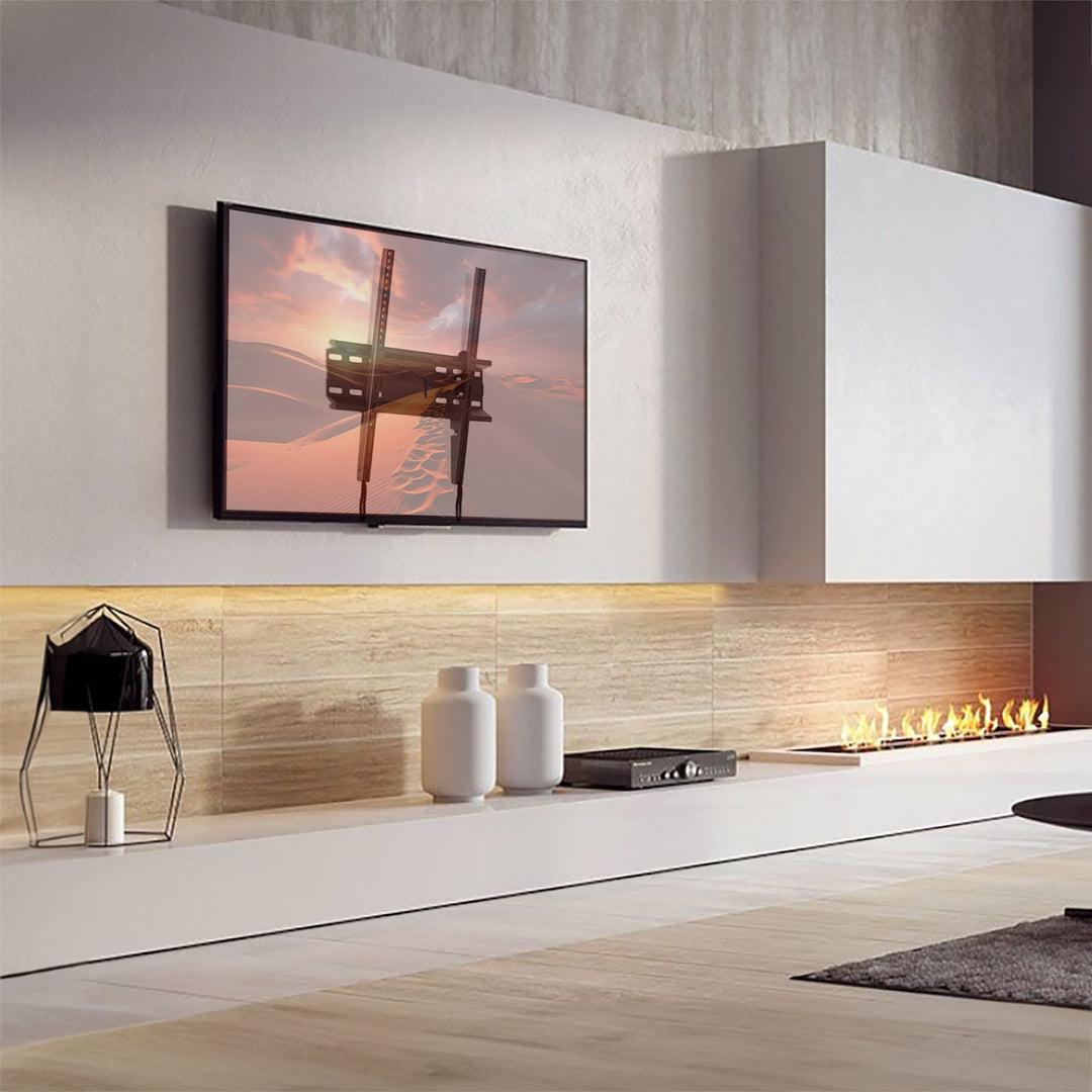 Монтажна стойка за телевизор или монитор Maclean, макс. VESA 400x400, 32-70", 45 кг, черна, MC-748A