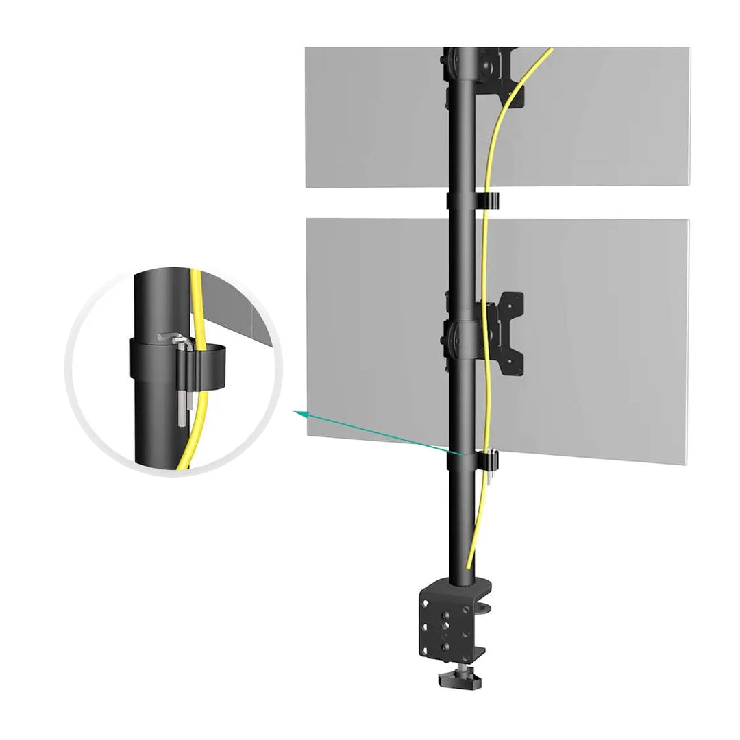 Монтажна стойка за монитор Maclean, макс. VESA 100x100, 13-27", 9 кг, MC-966