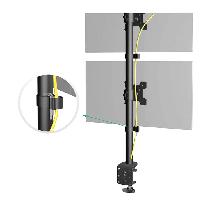 Монтажна стойка за монитор Maclean, макс. VESA 100x100, 13-27", 9 кг, MC-966