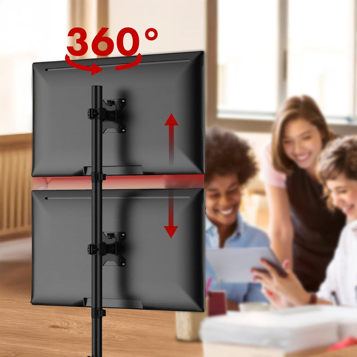 Монтажна стойка за монитор Maclean, макс. VESA 100x100, 13-27", 9 кг, MC-966