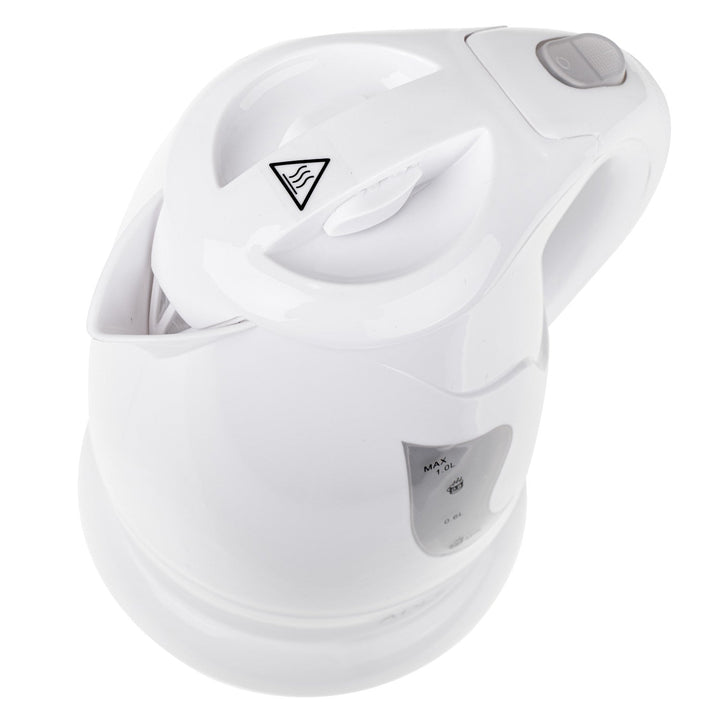 Безжична електрическа кана Adler, 850 W, 1 л, бяла, AD 08 in