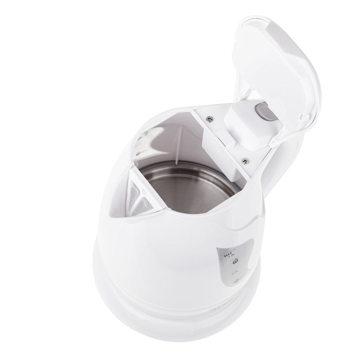 Безжична електрическа кана Adler, 850 W, 1 л, бяла, AD 08 in
