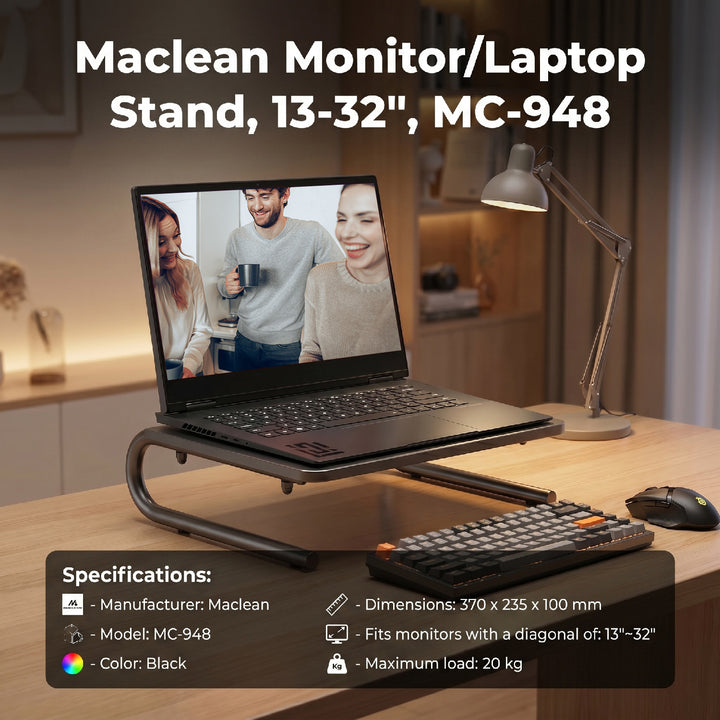 Стойка за монитор/лаптоп Maclean, 13-32", MC-948