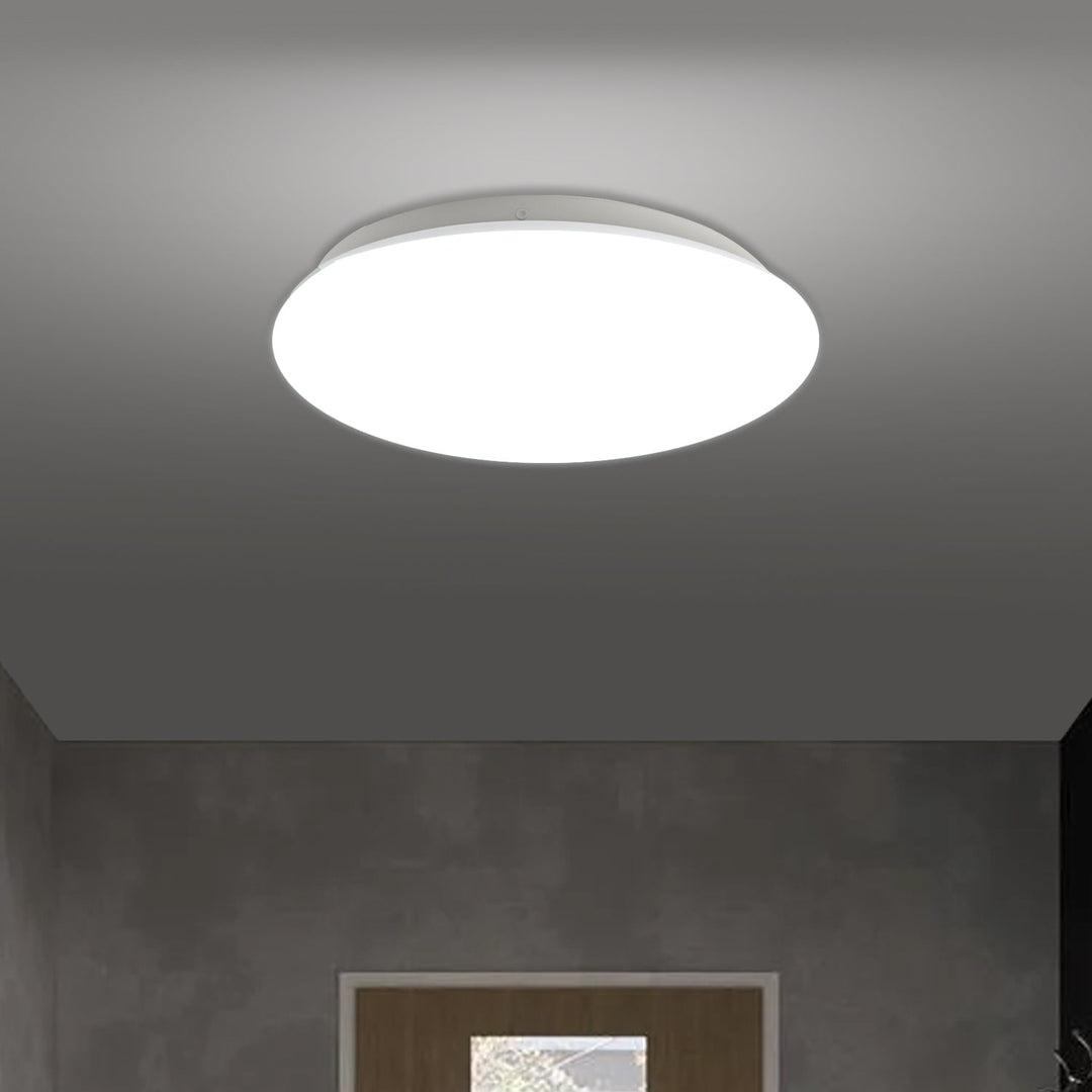 LED таванска лампа Maclean със сензор, 5,8 GHz микровълнов сензор, 4000 K, 12 W, 950 lm, IP44, MCE347