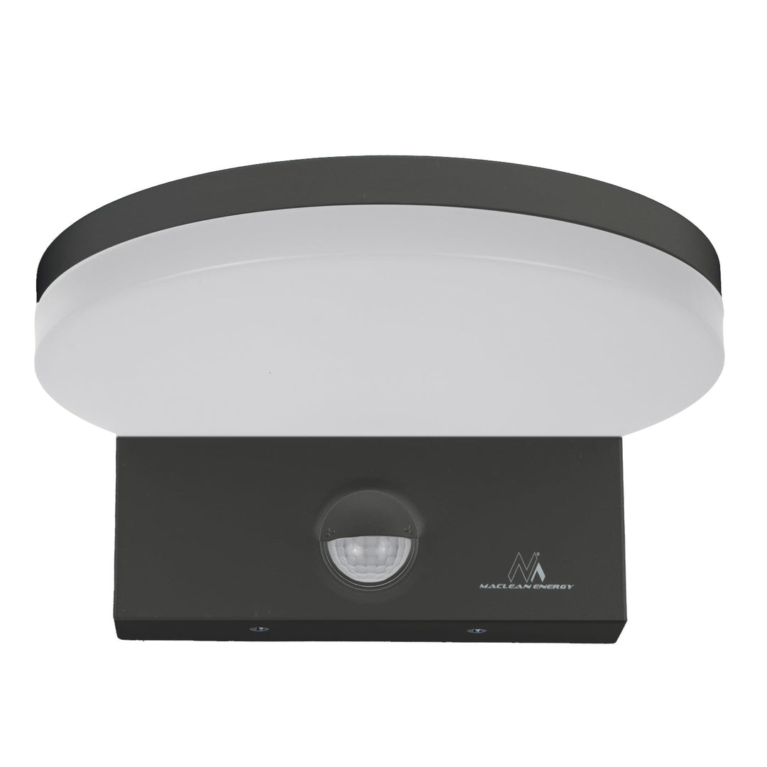 LED лампа Maclean с датчик за движение, PIR датчик за движение, сива, 15W, IP65, 1560lm, неутрално бял цвят (4000K) MCE344 GR