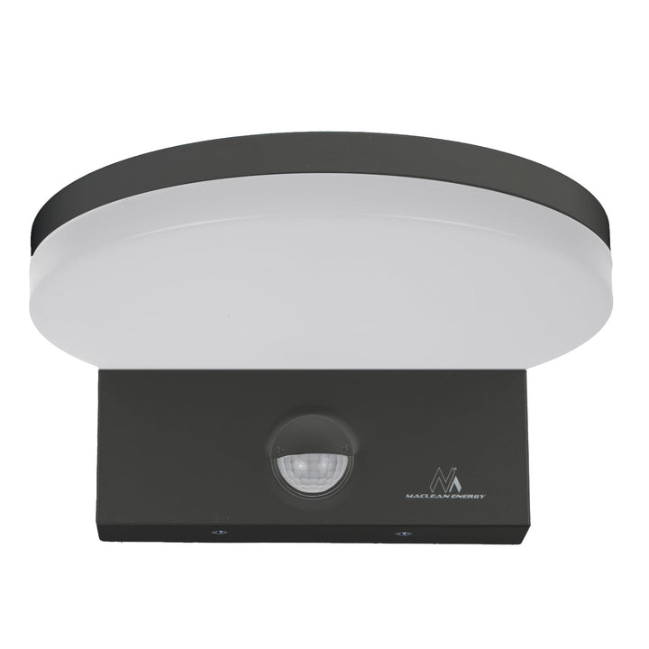 LED лампа Maclean с датчик за движение, PIR датчик за движение, сива, 15W, IP65, 1560lm, неутрално бял цвят (4000K) MCE344 GR