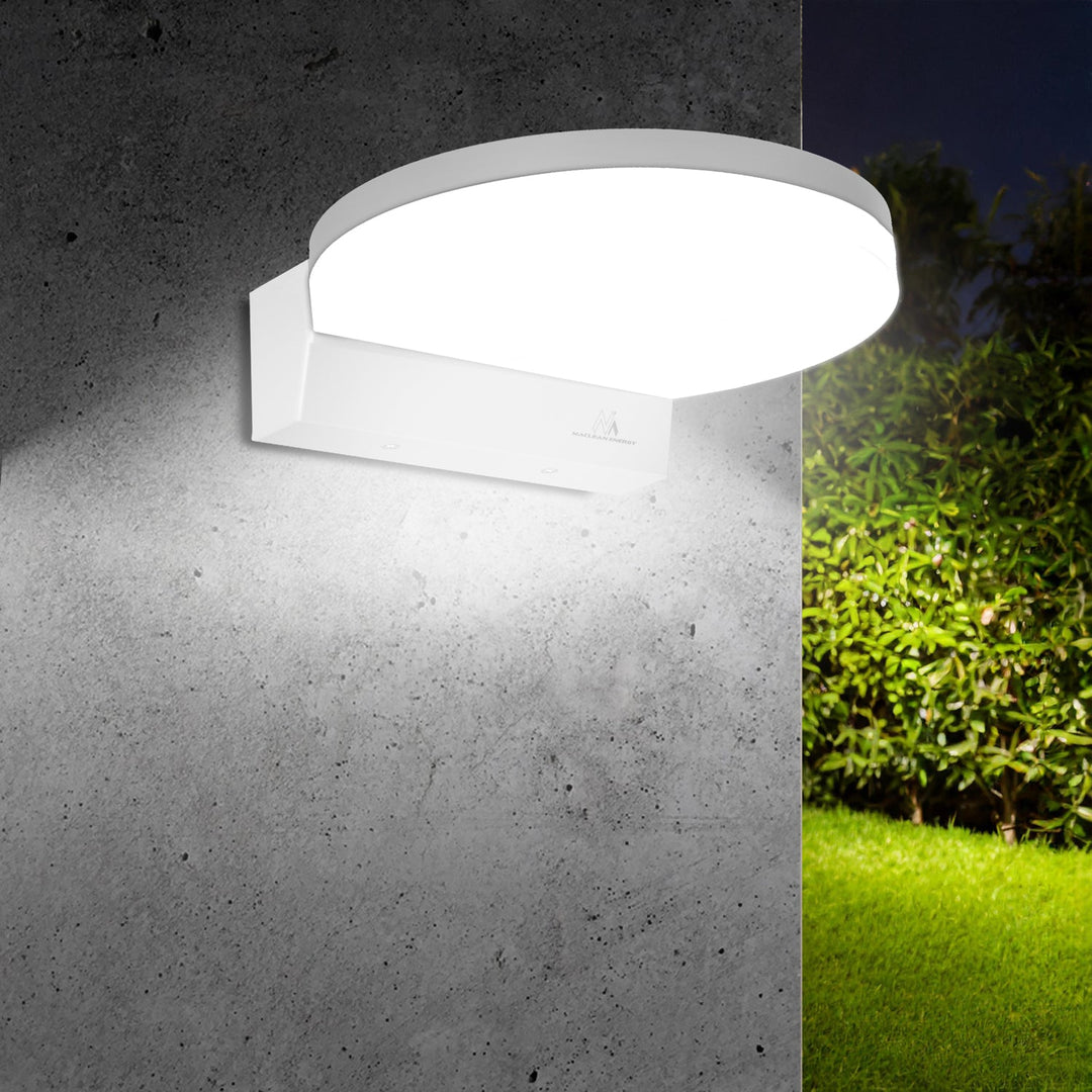 LED лампа Maclean, бяла, 15 W, IP65, 1300 lm, неутрално бял цвят (4000 K) MCE346 W