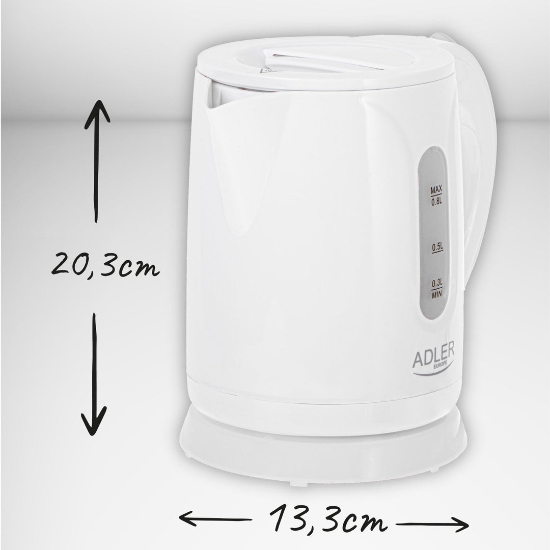 Адрел безжична електрическа кана, капацитет 0,8 л, мощност 850 W, AD1371