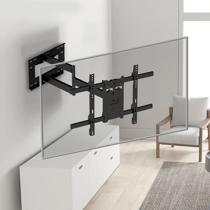 Монтажна стойка за телевизор Maclean, макс. VESA 600x400, 37-80", 45 кг, дълъг рамо 915 мм, MC-985
