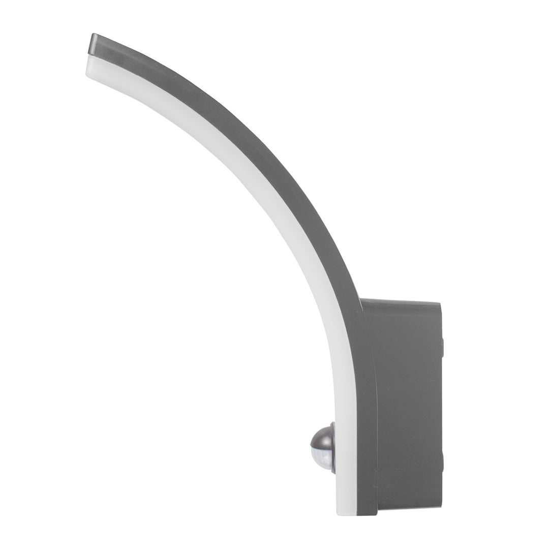 LED лампа Maclean с датчик за движение, сива, 20 W, 2000 lm, IP65, 4000 K