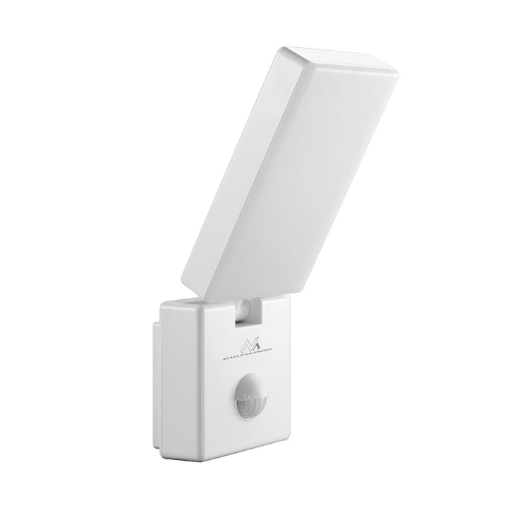 LED лампа с PIR датчик за движение, бяла, 10W, IP65, 800lm, 4000K