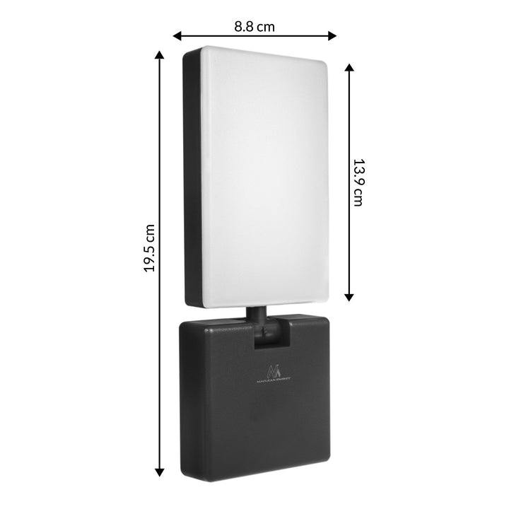 Maclean MCE514 B LED лампа, черна, 10W, 700lm, IP65, 4000K