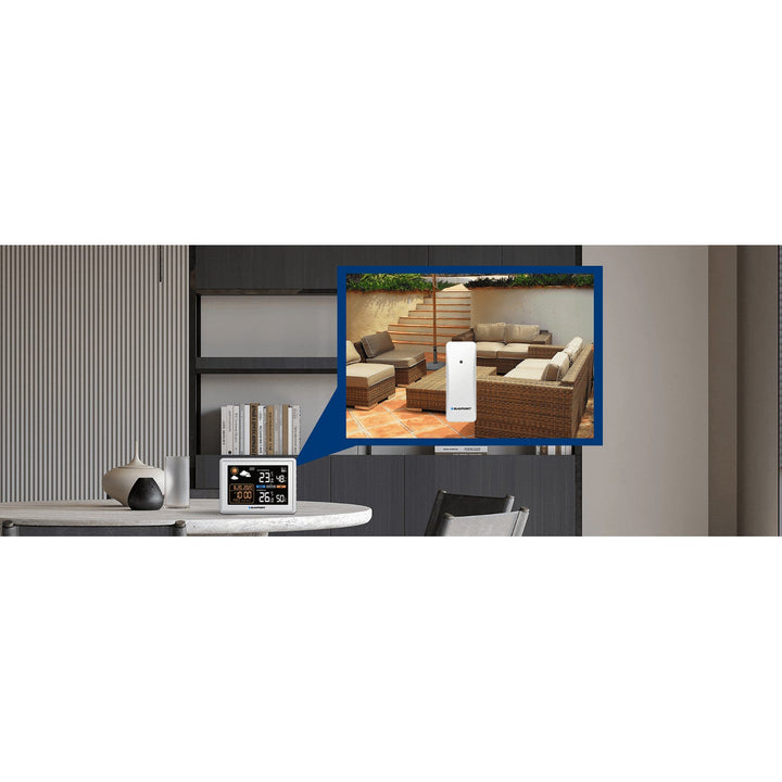 Метеорологична станция Blaupunkt, хигрометър, налягане, прогноза, WS30WH