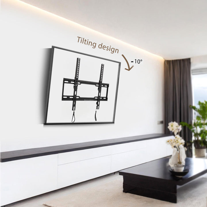 Монтаж за телевизор Maclean, макс. VESA 400x400, 32-70", 45 кг, настройка на наклона +0°~-10°, MC-412