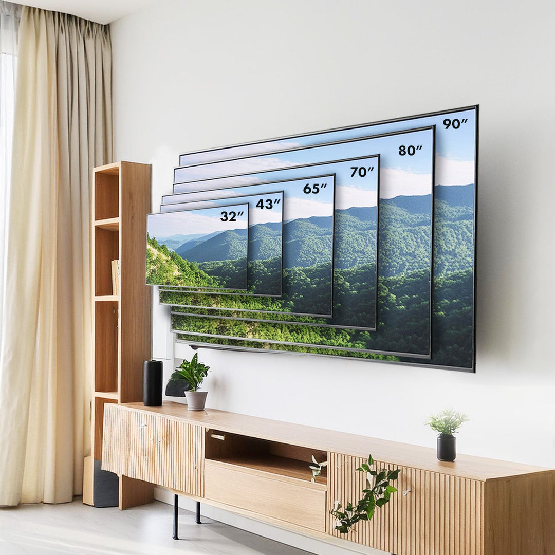 Монтажна стойка за телевизор Maclean, макс. VESA 600x400, 32-90", 80 кг, наклон +15°~-15°, MC-421