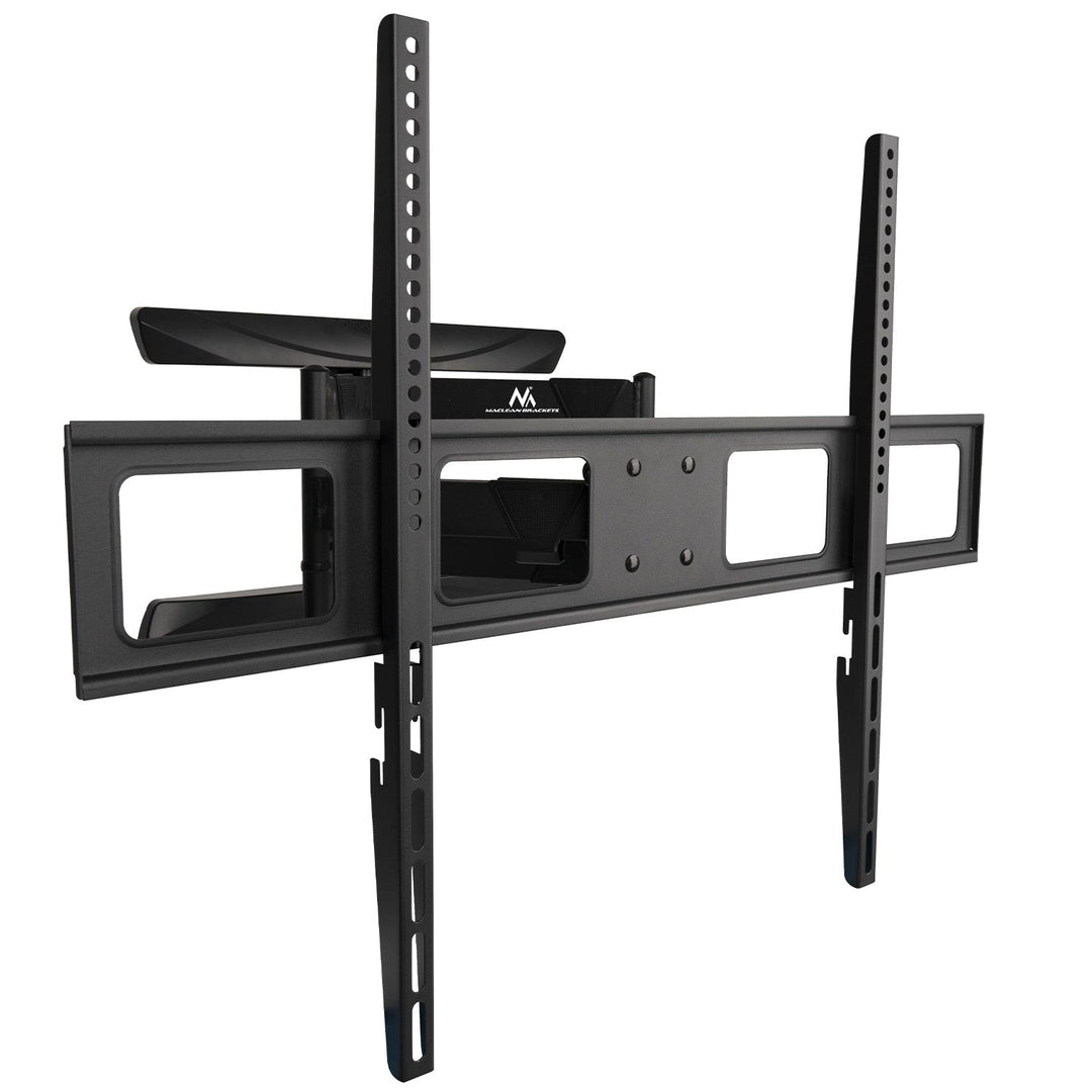 Монтажна стойка за телевизор Maclean, макс. VESA 800x600, 43-100", 80 кг, вертикална и хоризонтална настройка на ъгъла, профил 50-500 мм, черна, MC-423