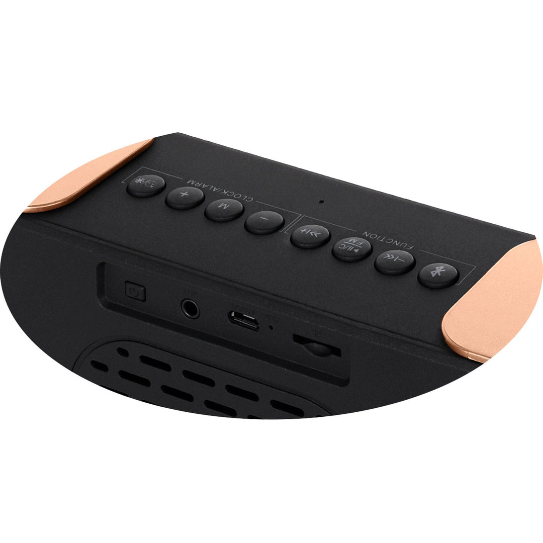 Adler AD 1190 Безжичен радиобудилник от мед с LED дисплей и Bluetooth функция