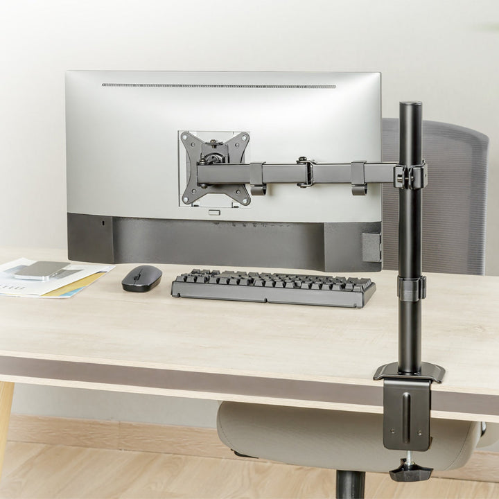 Maclean LCD монитор за монтаж на бюро, 17-32", 9 кг, VESA 75x75 и 100x100 двойна рамо, MC-753N