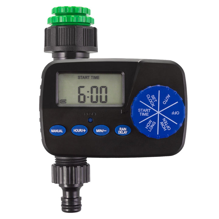 GreenBlue електронен контролер за напояване, програмист, 2x1,5V AA захранване, GB390