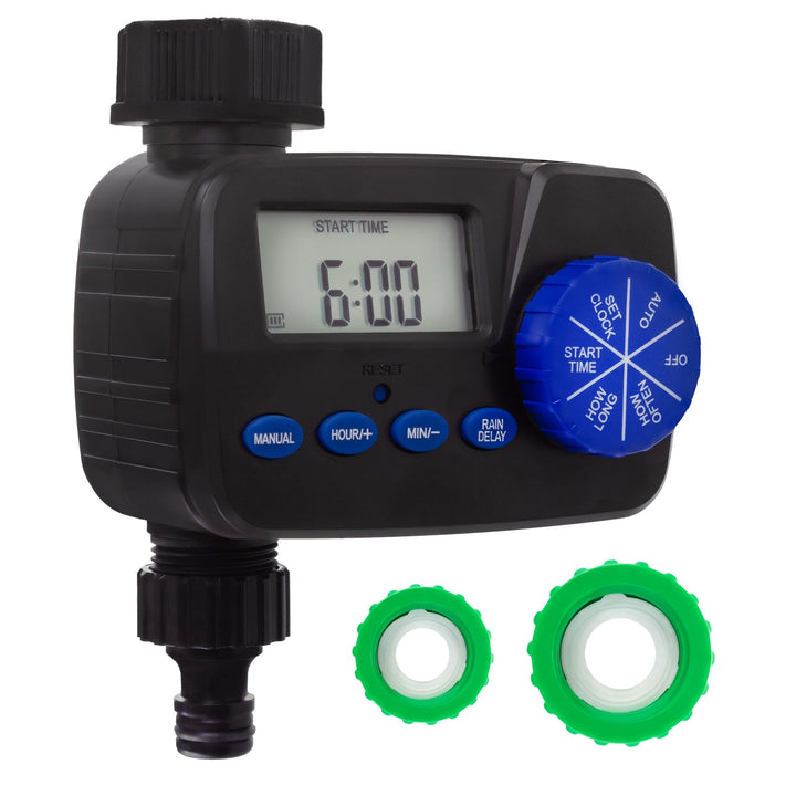 GreenBlue електронен контролер за напояване, програмист, 2x1,5V AA захранване, GB390