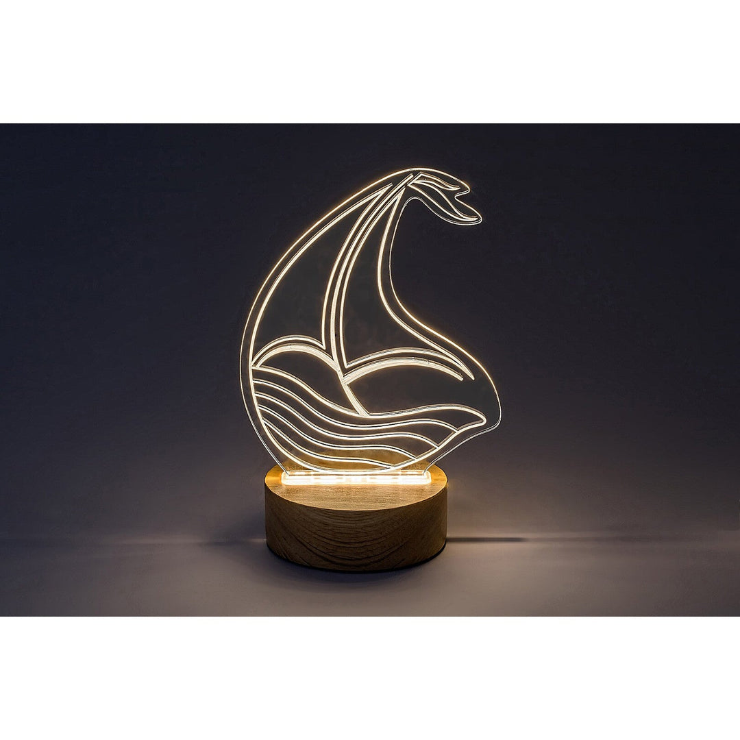 Лампа Rabalux, декоративна, LED, 2W, ветроходна лодка, Akali