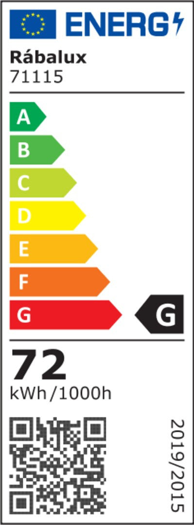Лампа Rabalux, плафон, 72 W, топла и студена светлина, Bitsi