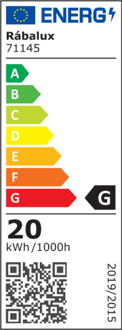 Лампа Rabalux, плафон, LED 20W, IP20, топло бял цвят, Remiel