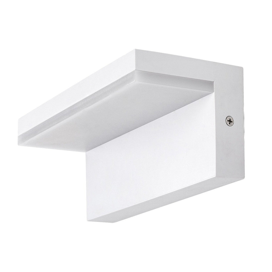 Лампа Rabalux, за монтаж на стена, за външно осветление, LED, 10 W, IP54, бяла, Сарагоса