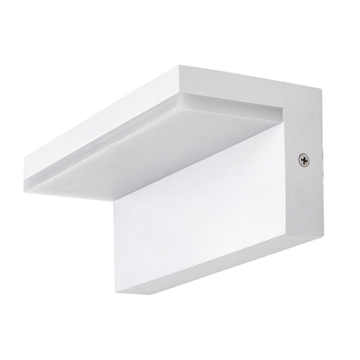Лампа Rabalux, за монтаж на стена, за външно осветление, LED, 10 W, IP54, бяла, Сарагоса