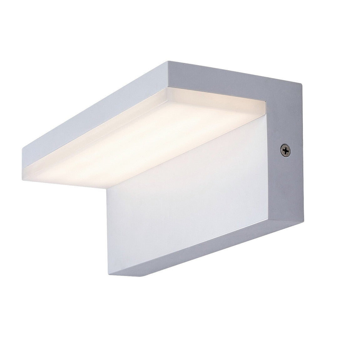 Лампа Rabalux, за монтаж на стена, за външно осветление, LED, 10 W, IP54, бяла, Сарагоса