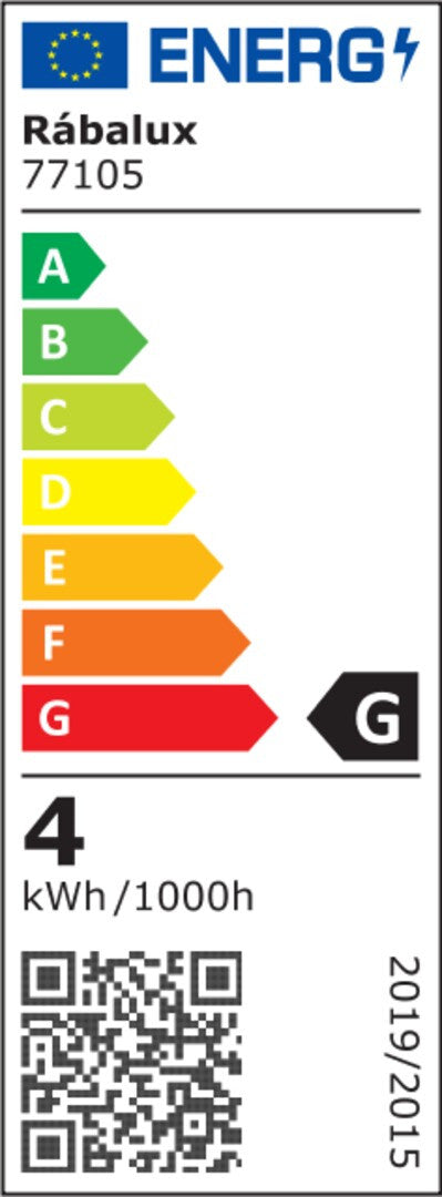 Лампа Rabalux, за монтаж на стена, за външно осветление, LED 4W, антрацит, Trento