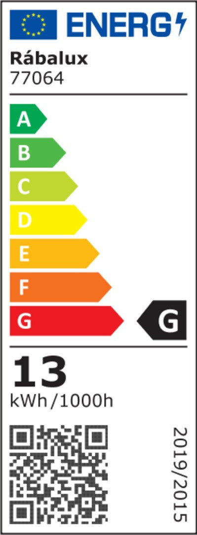 Лампа Rabalux, външна, за монтаж на стена, LED, 13W, IP65, Senica