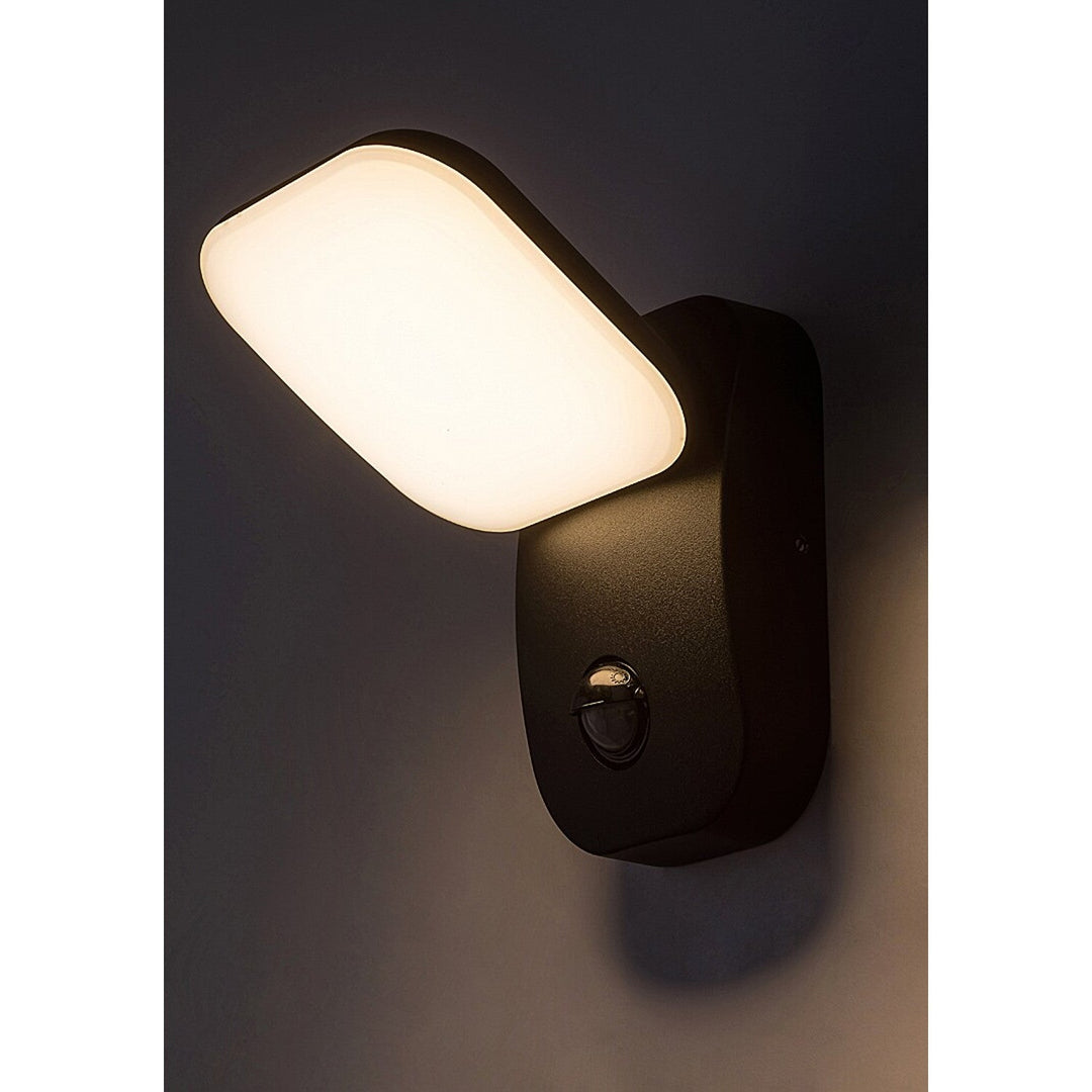 Lampă Rabalux, lampă de perete, pentru exterior, LED 12W, senzor de mișcare, IP44, Odiel