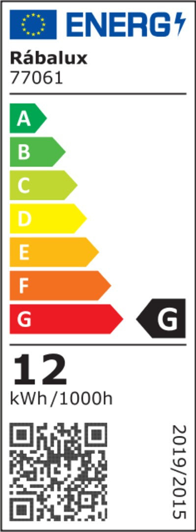 Лампа Rabalux, за външно осветление, за монтаж на стена, IP44, LED, 12W, Gendt