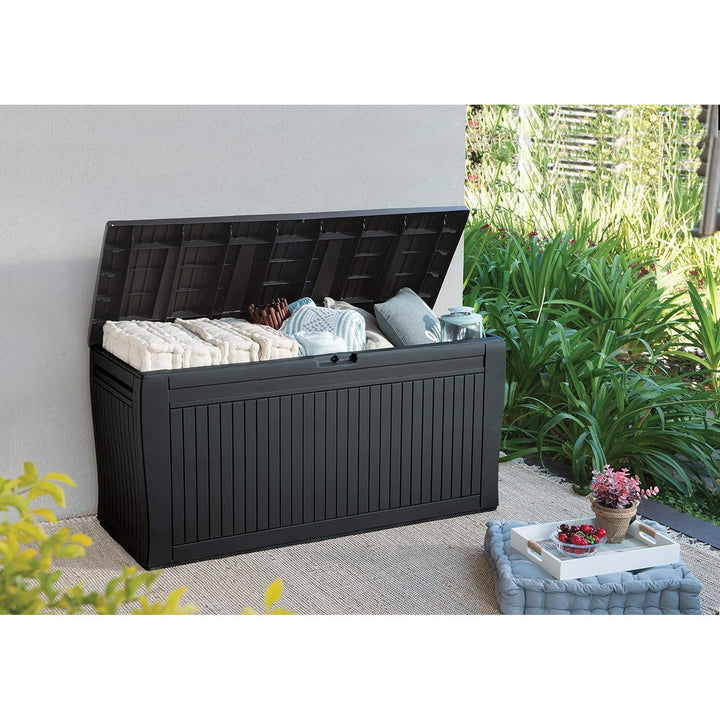 Градинска кутия, графит, 270 л, Comfy Storage Box
