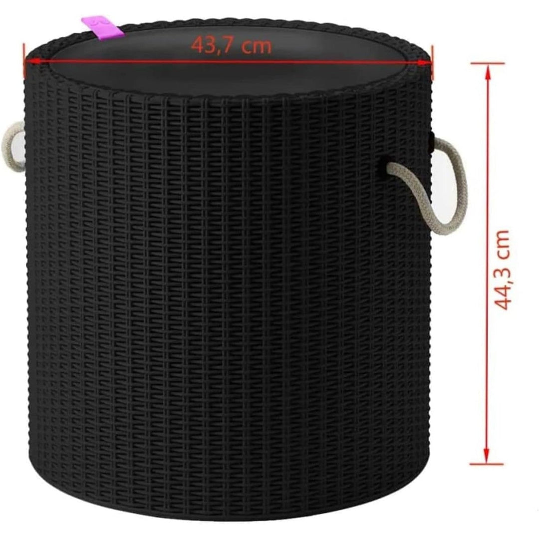 Маса Keter с място за съхранение, седалка, антрацит, Cool Stool