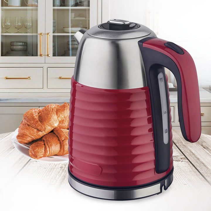 Електрическа кана Maestro MR-051-RED 1,7 л, червен цвят на корпуса – британска щепселна вилка