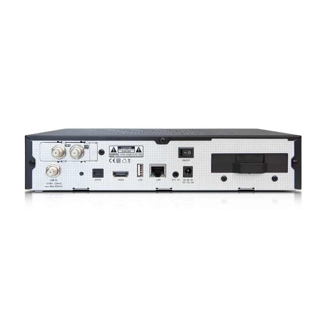 AB сателитен тунер, 4K, 8 GB флаш памет, 2 GB DDR4 RAM, 2x USB 2.0, PULSe 4K