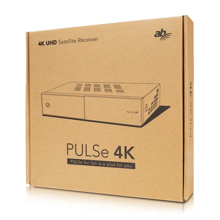 AB сателитен тунер, 4K, 8 GB флаш памет, 2 GB DDR4 RAM, 2x USB 2.0, PULSe 4K