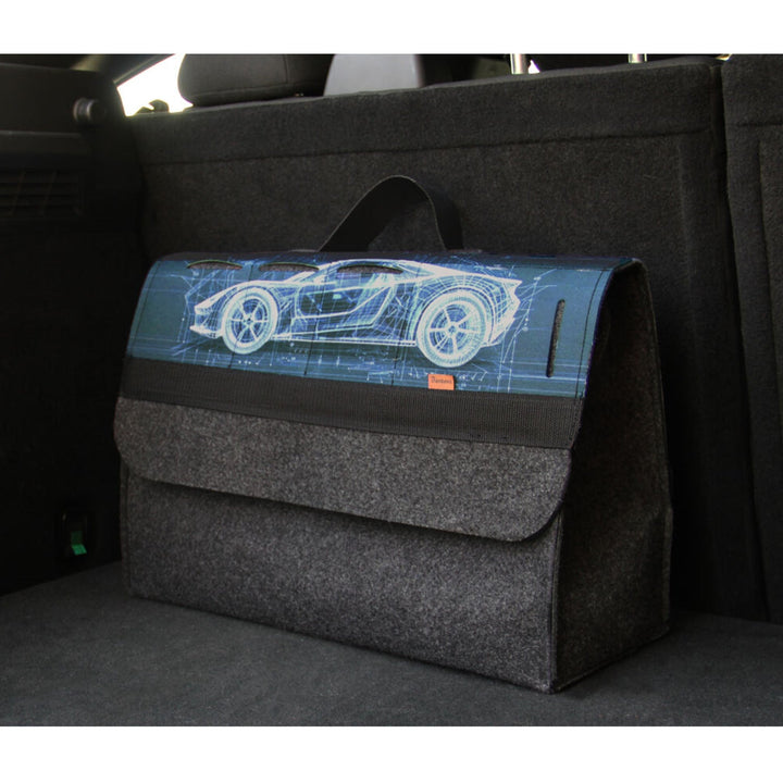 Чанта Arco Design, органайзер за багажника на колата, 46x20cm, B-LUX Automotive