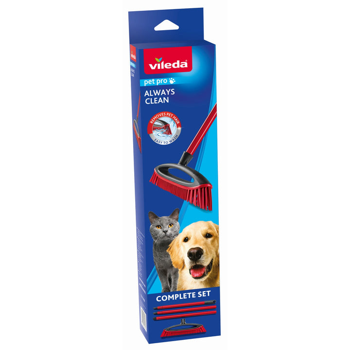 Четка за козина на домашни любимци Vileda, гумени четинки, Always Clean, Pet Pro