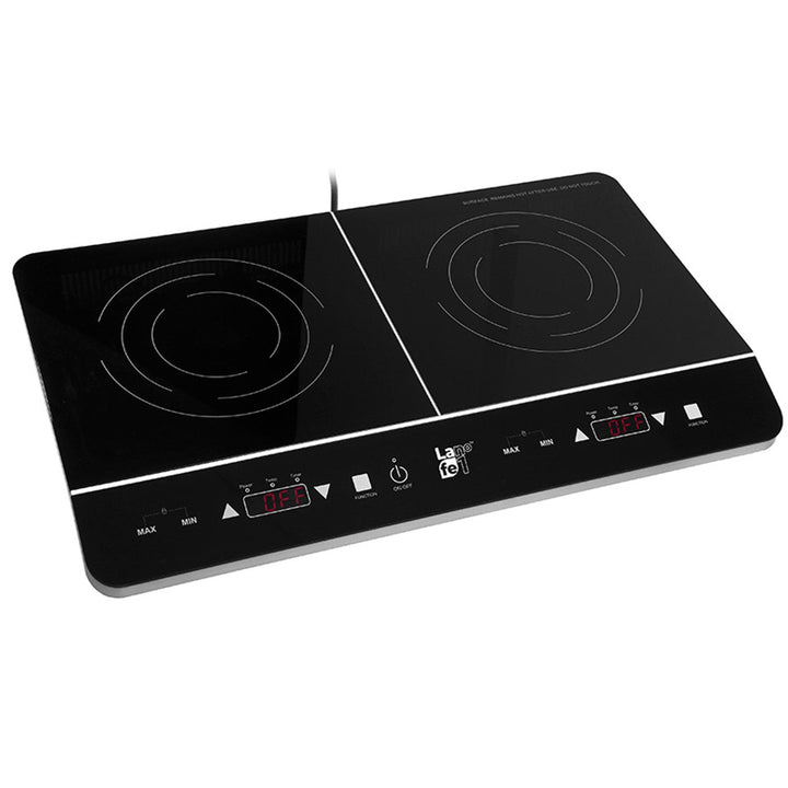 Индукционна печка Lafe, електрическа, преносима, 3500 W, двойна, CIY 002