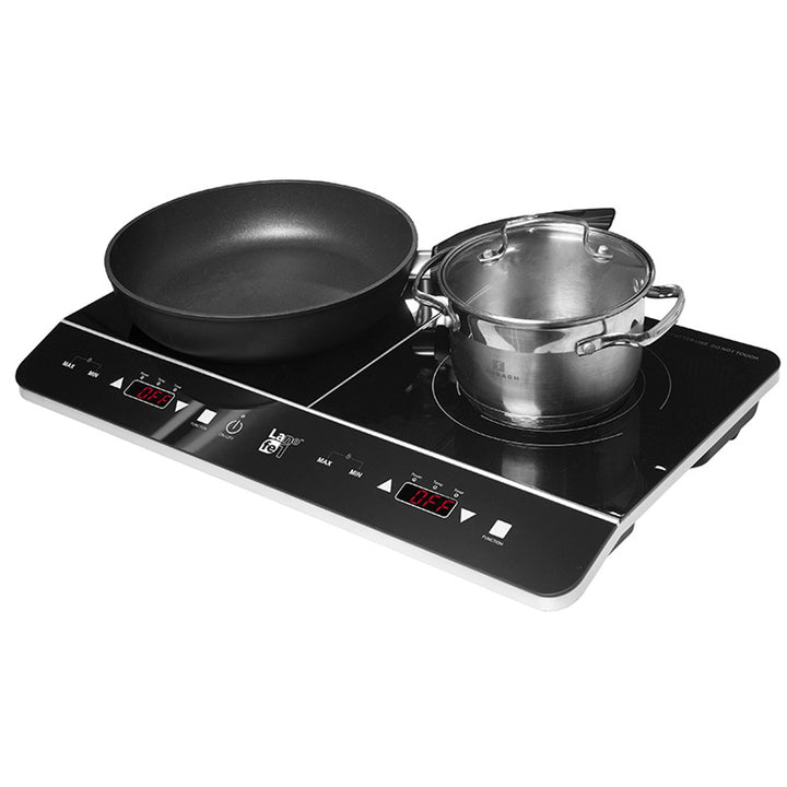 Индукционна печка Lafe, електрическа, преносима, 3500 W, двойна, CIY 002