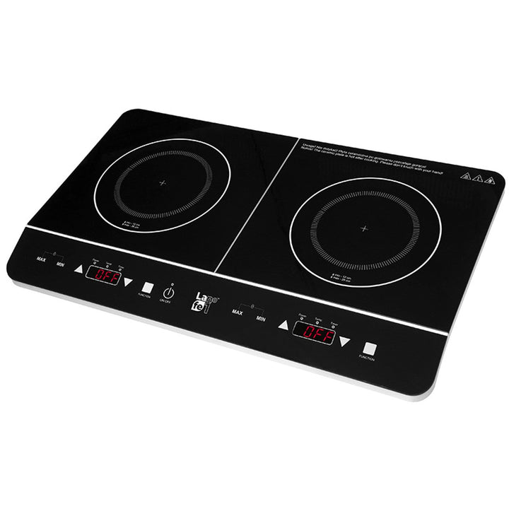 Индукционна печка Lafe, електрическа, преносима, 3500 W, двойна, CIY 002